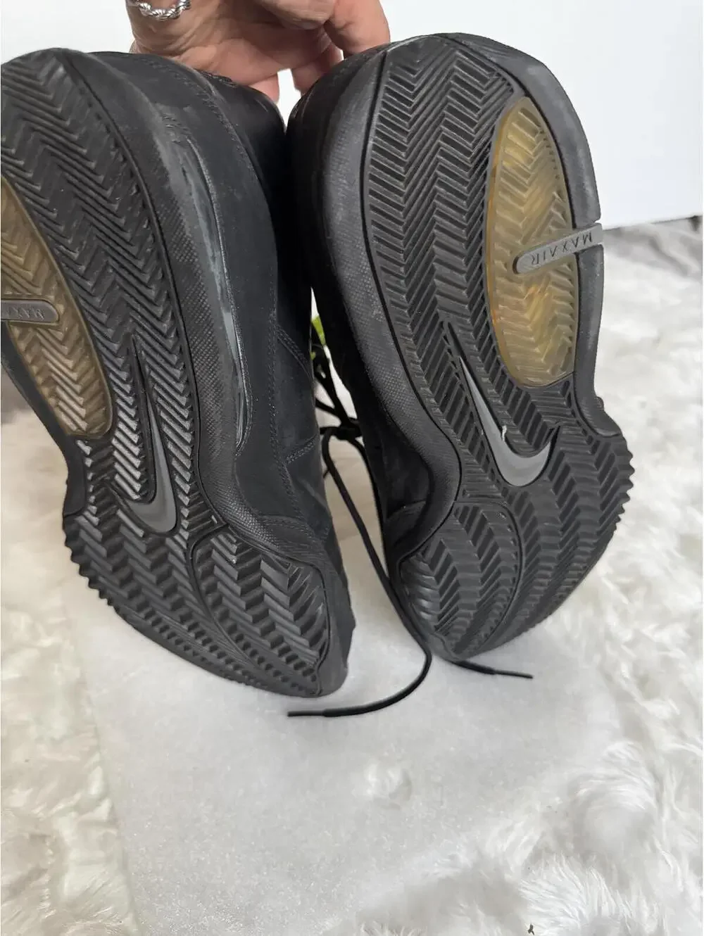 Nike Air Black Athletic Shoes Size 12